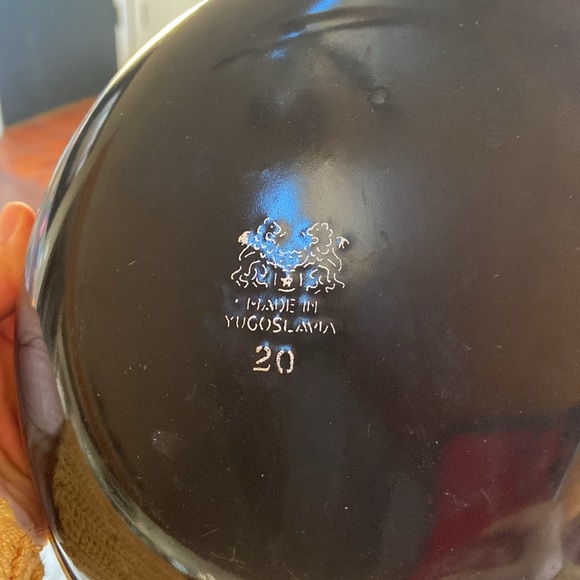 Yugoslav enameled vintage nesting skillets from the sixties - Picture 3 of 3